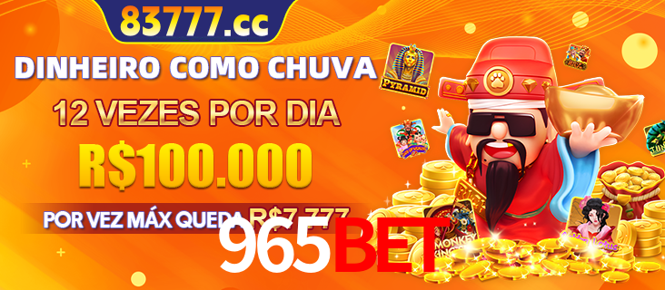 Banner do programa de recompensas Recomende para amigos do 965bet, detalhando os bônus por convidar amigos, com prêmios que chegam a R$288.888.