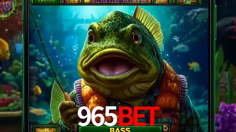 Personagem de peixe pescador do popular jogo de slot com tema de pescaria, uma das emocionantes opções de caça-níqueis para jogar e ganhar no cassino 965bet.